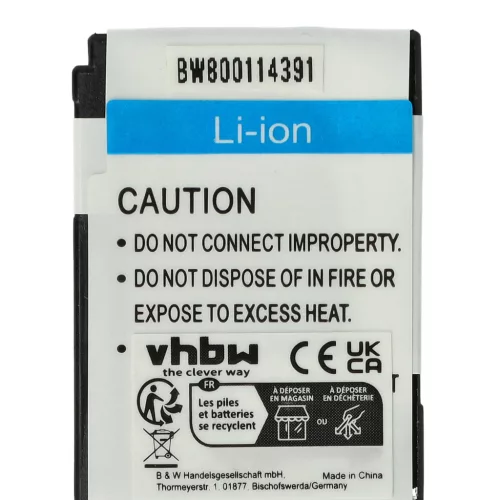VHBW Battery Kodak Klic-7002 - 460 mAh 3.6 V Li-Ion