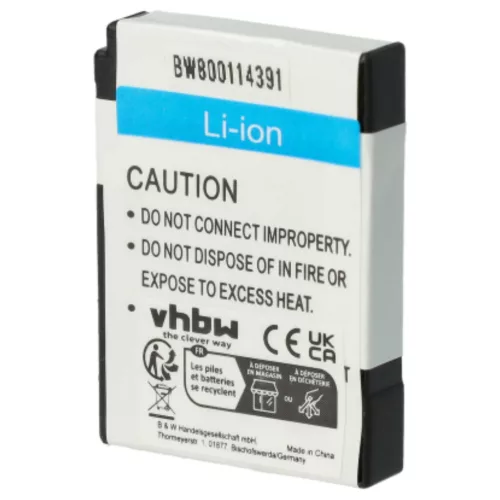 VHBW Battery Kodak Klic-7002 - 460 mAh 3.6 V Li-Ion