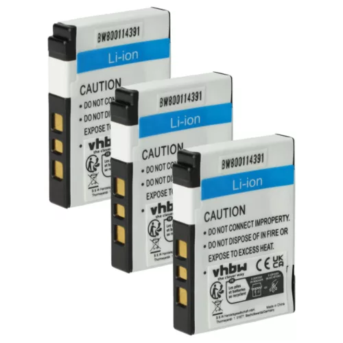 VHBW Battery instead of Kodak Klic-7002 - 460 mAh 3.6 V Li-Ion