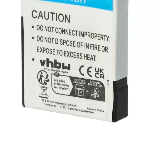 VHBW Battery instead of Kodak Klic-7002 - 460 mAh 3.6 V Li-Ion