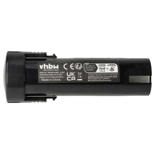 VHBW Electric Hand Tool Battery Panasonic 6546 6, 6538 1, 6545 6, 6540 1, 6539 6 - 3300 mAh, 2.4 V, NiMH