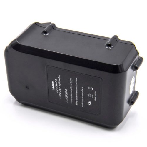 VHBW Electric Power Tool Battery Makita 194873-2, 194874-0, 195410-5, BL3622A - 4000 mAh, 36 V, Li-Ion