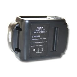   VHBW Electric Power Tool Battery for DeWalt DCB140 - 3000 mAh, 14.4 V, Li-Ion