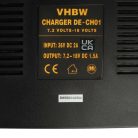 VHBW Charger for Dewalt DE 9116, DE9116 Tool Batteries