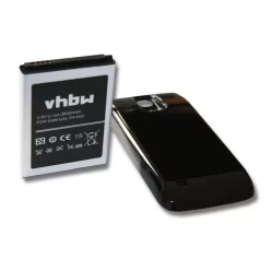   VHBW Mobiltelefon Akku für Samsung B500BE, B500, B500BU - 3800 mAh 3,8 V Li-Ion + Gehäusedeckel