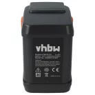 VHBW Lawn Mower Battery Gardena 8835, 8835-20, 8835-U, 8835-00.701.00 - 3000mAh 18V Li-Ion, black