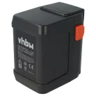 VHBW Lawn Mower Battery Gardena 8835, 8835-20, 8835-U, 8835-00.701.00 - 3000mAh 18V Li-Ion, black