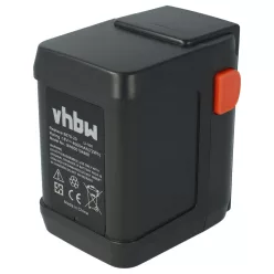   VHBW Gardena 8835, 8835-20, 8835-U, 8835-00.701.00 Lawn Mower Battery - 4000 mAh 18 V Li-Ion, Black