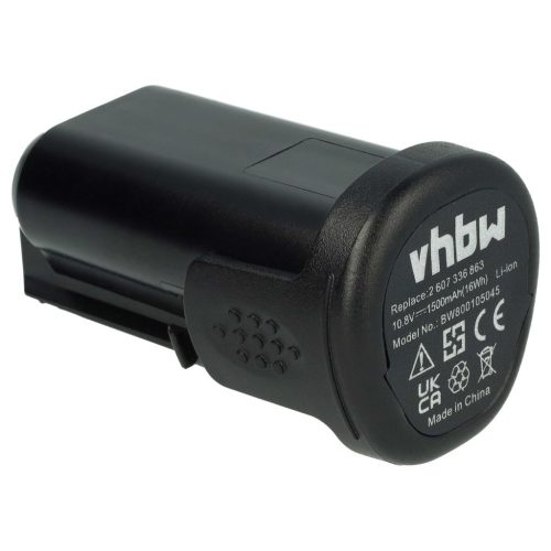 VHBW Electric Hand Tool Battery Bosch PMF 10.8 LI, PSM 10.8 LI, PSR 10.8 Li-2 - 10.8V, Li-Ion, 1500mAh