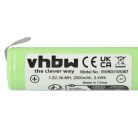 VHBW Electric Shaver Battery Philips 422203613480, 138-10584 - 2000 mAh 1.2 V NiMH