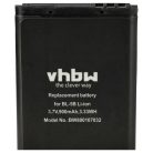 VHBW Freisprecher Akku BLAUPUNKT TM533443 1S1P - 900 mAh 3,7 V Li-Ion