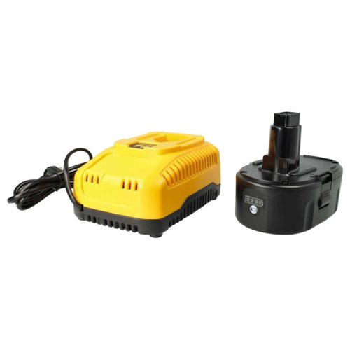 VHBW Elektrowerkzeug Akku für DeWalt DC9180 - 4000 mAh, 18 V, Li-Ion, mit Ladegerät