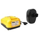 VHBW Elektrowerkzeug Akku für DeWalt DC9180 - 4000 mAh, 18 V, Li-Ion, mit Ladegerät