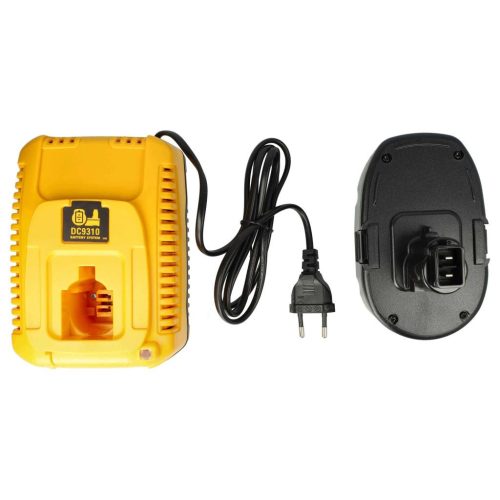 VHBW Elektrowerkzeug Akku für DeWalt DC9180 - 4000 mAh, 18 V, Li-Ion, mit Ladegerät