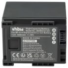 Videokamera Akku für Canon BP-827, BP-820, BP-828, BP-819 - 1600 mAh 7,2 V Li-Ion