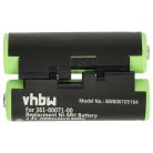 VHBW GPS Akku Garmin 361-00071-00, 010-11874-00 - 2000 mAh 2,4 V NiMH