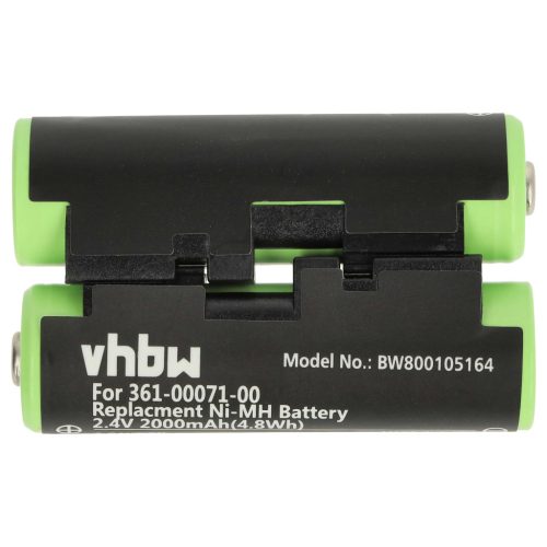 VHBW GPS Akku Garmin 361-00071-00, 010-11874-00 - 2000 mAh 2,4 V NiMH