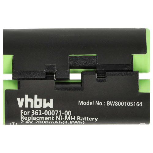 VHBW GPS Akku Garmin 361-00071-00, 010-11874-00 - 2000 mAh 2,4 V NiMH