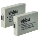 VHBW Videokamera Akku Canon BP-110 Ersatz - 800 mAh 3,7 V Li-Ion