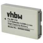 VHBW Videokamera Akku Canon BP-110 Ersatz - 800 mAh 3,7 V Li-Ion