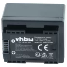 VHBW Videokamera Akku Canon BP-727 - 2400 mAh 3,6 V Li-Ion