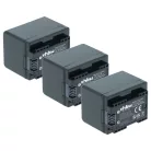 VHBW Videokamera Akku Canon BP-727 - 2400 mAh 3,6 V Li-Ion