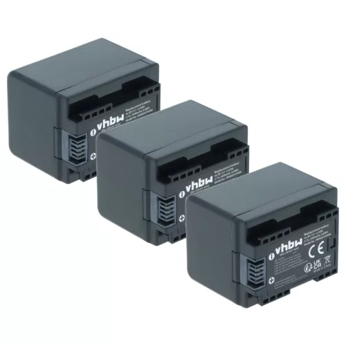 VHBW Videokamera Akku Canon BP-727 - 2400 mAh 3,6 V Li-Ion