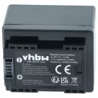 VHBW Videokamera Akku Canon BP-727 - 2400 mAh 3,6 V Li-Ion