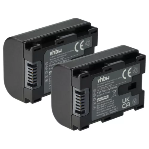 VHBW Videokamera Akku BN-VG107, BN-VG107U, BN-VG107E, BN-VG107US - 800 mAh 3,6 V Li-Ion