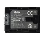 VHBW Videokamera Akku BN-VG107, BN-VG107U, BN-VG107E, BN-VG107US - 800 mAh 3,6 V Li-Ion