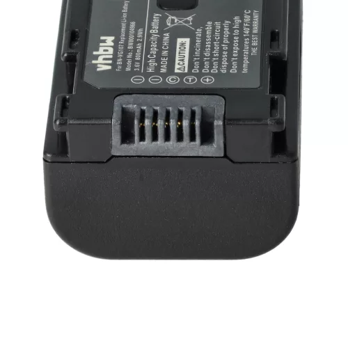 VHBW Videokamera Akku BN-VG107, BN-VG107U, BN-VG107E, BN-VG107US - 800 mAh 3,6 V Li-Ion