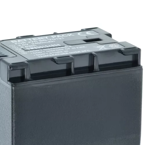 VHBW Video Camera Battery BN-VG121, BN-VG121AC, BN-VG121E, BN-VG121SU - 2400 mAh 3.6 V Li-Ion