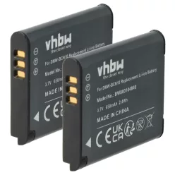 VHBW Akku Leica BP-DC14, BP-DC14E - 650 mAh 3,7 V Li-Ion