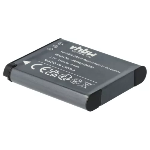 VHBW Akku Leica BP-DC14, BP-DC14E - 650 mAh 3,7 V Li-Ion