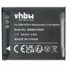 VHBW Battery Leica BP-DC14E, BP-DC14 - 650 mAh 3.7 V Li-Ion