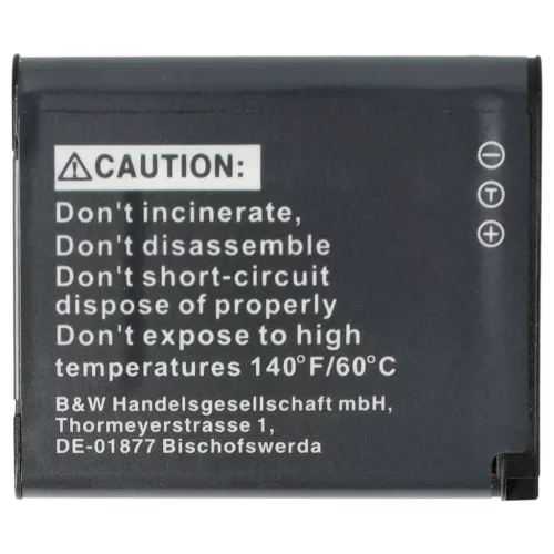 VHBW Battery Leica BP-DC14E, BP-DC14 - 650 mAh 3.7 V Li-Ion