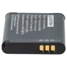 VHBW Battery Leica BP-DC14E, BP-DC14 - 650 mAh 3.7 V Li-Ion
