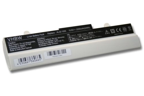 Notebook akkumulátor  Asus 70-OA1B1B2100, 0B20-00KA0AS - 2200 mAh 11,1 V Li-Ion, fehér