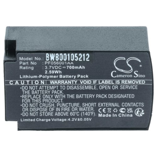 VHBW Kabelloser Kopfhörer Akku Parrot PF056001AA - 700 mAh 3,7 V Li-Polymer