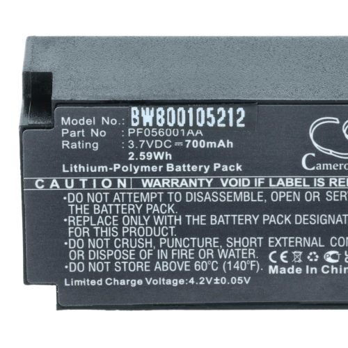 VHBW Kabelloser Kopfhörer Akku Parrot PF056001AA - 700 mAh 3,7 V Li-Polymer