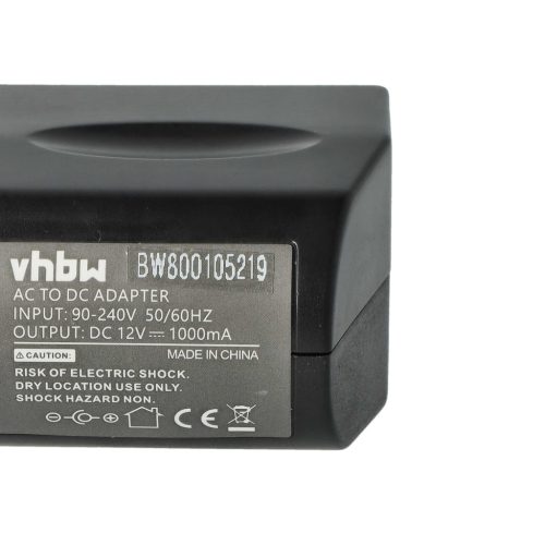 VHBW Autós Adapter 12 V Autós Töltő - 220 V Hálózati Tápellátás - 1000 mA