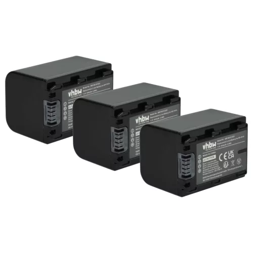 VHBW Videokamera Akku NP-FH50, NP-FH100, NP-FH70, NP-FH60, NP-FH40 - 950 mAh 7,2 V Li-Ion