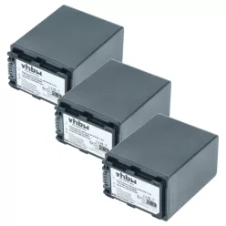  VHBW Video Camera Battery NP-FH50, NP-FH100, NP-FH70, NP-FH40 - 3300 mAh 7.4 V Li-Ion