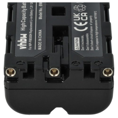 VHBW Battery instead of Sony NP-FM500H - 1200 mAh 7.2 V Li-Ion