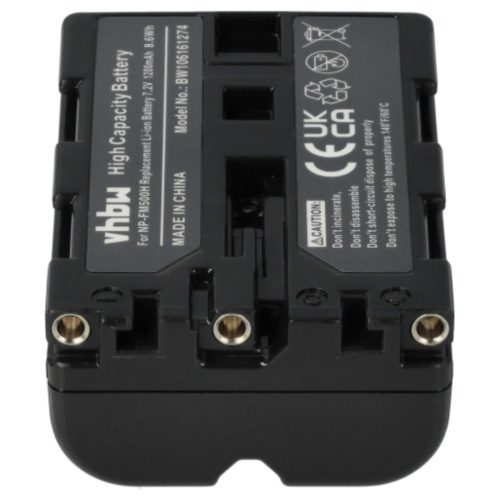 VHBW Battery instead of Sony NP-FM500H - 1200 mAh 7.2 V Li-Ion