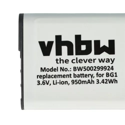 VHBW Camera Battery NP-FG1, NP-BG1 - 950 mAh 3.6 V Li-Ion