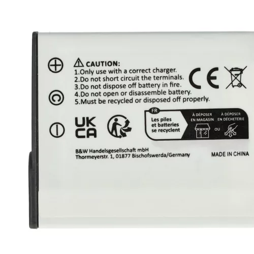 VHBW Camera Battery NP-FG1, NP-BG1 - 950 mAh 3.6 V Li-Ion