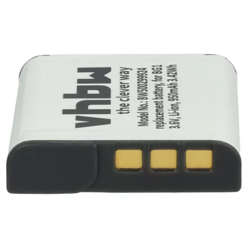 VHBW Camera Battery NP-FG1, NP-BG1 - 950 mAh 3.6 V Li-Ion