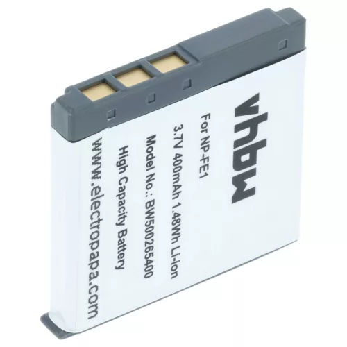 VHBW Camera Battery NP-FE1 - 370 mAh 3.6 V Li-Ion