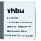 VHBW Camera Battery NP-FE1 - 370 mAh 3.6 V Li-Ion